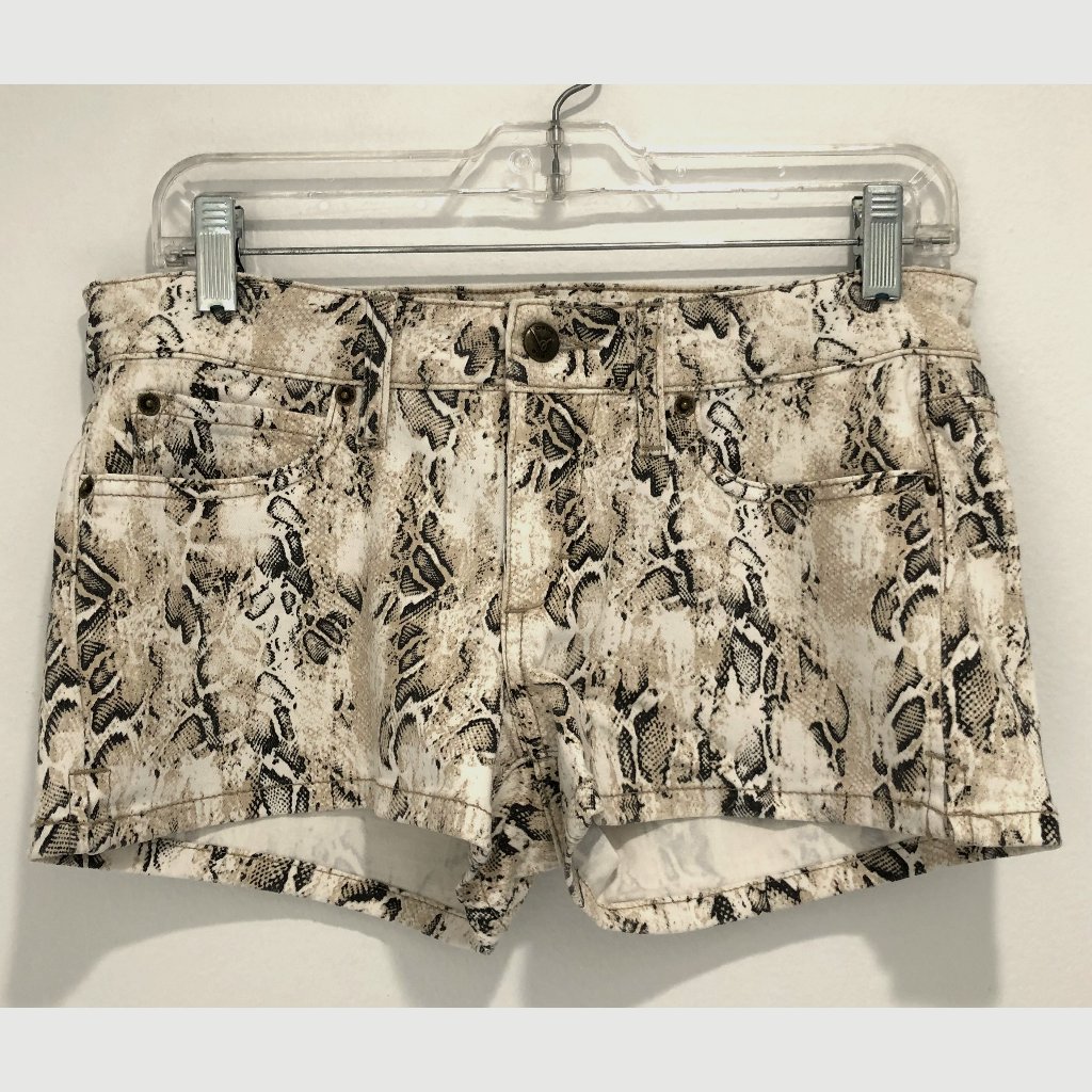 Bebe Python Side Slit Icon Shorts - 27